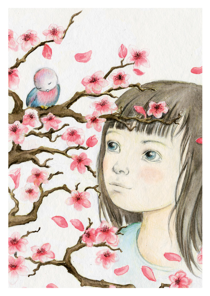 Das Kirschblütenmädchen